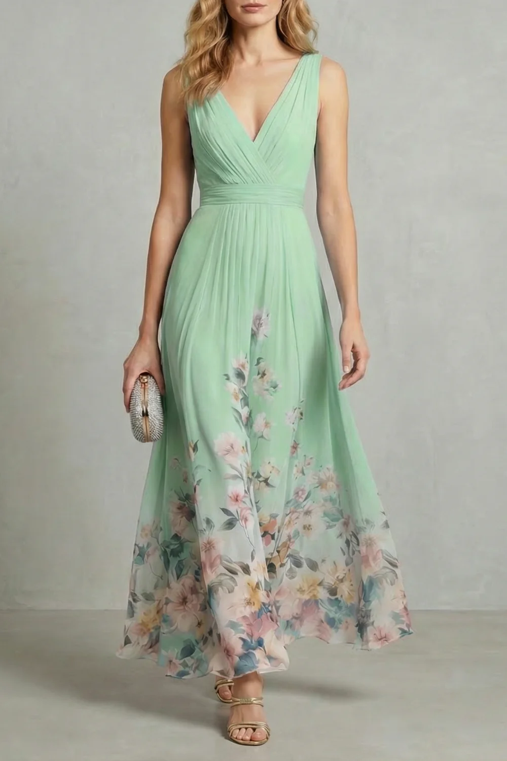 Serelisse – Romantic floral ombre – Maxi dress - Image 5