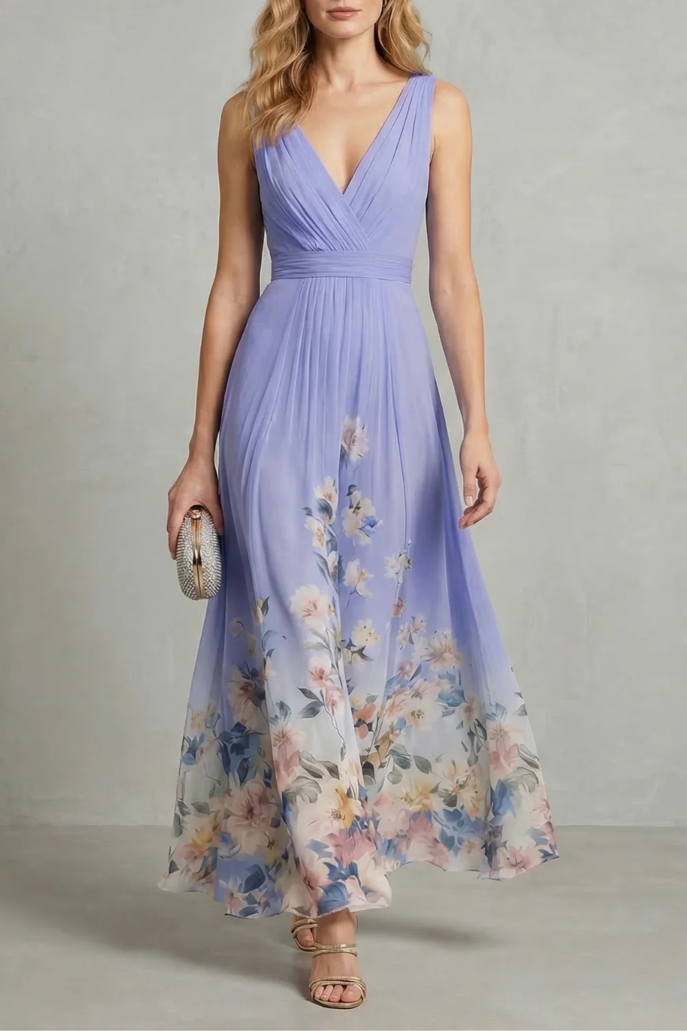 Serelisse – Romantic floral ombre – Maxi dress - Image 9