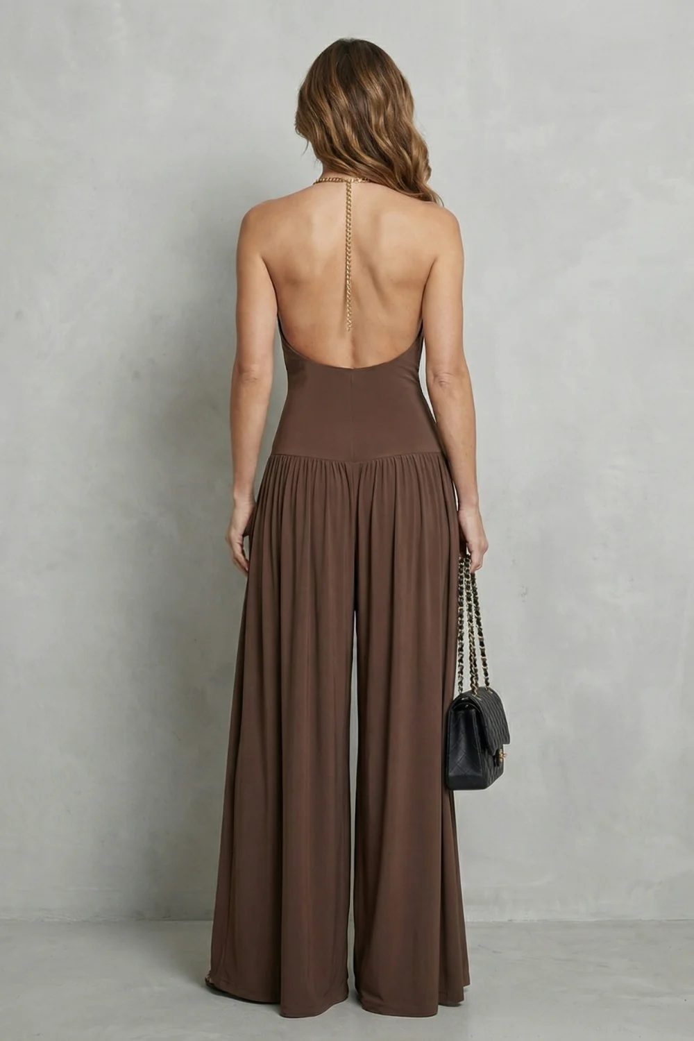 Solmèra – Draped halter elegance – Two piece set - Image 4