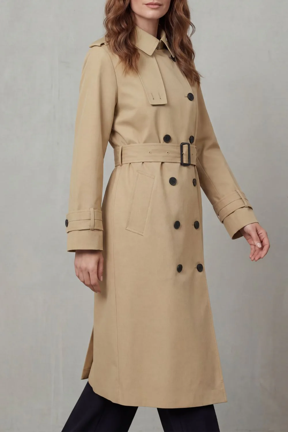 Sorellia – Classic cut – Double-breasted trench coat - Image 4
