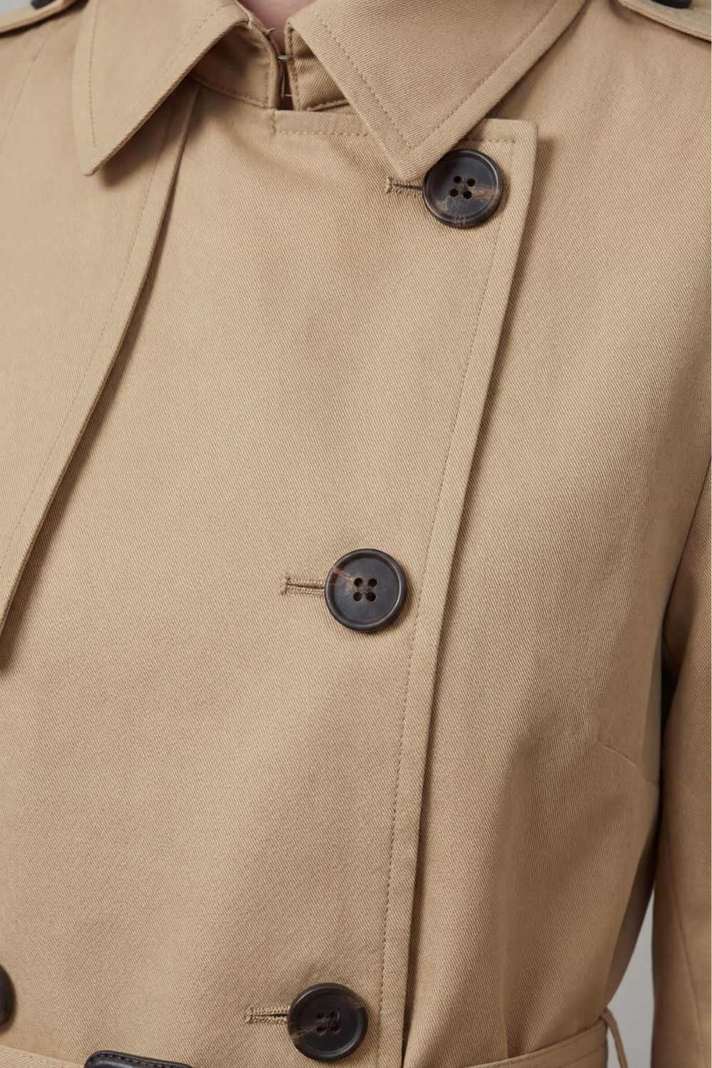 Sorellia – Classic cut – Double-breasted trench coat - Image 5