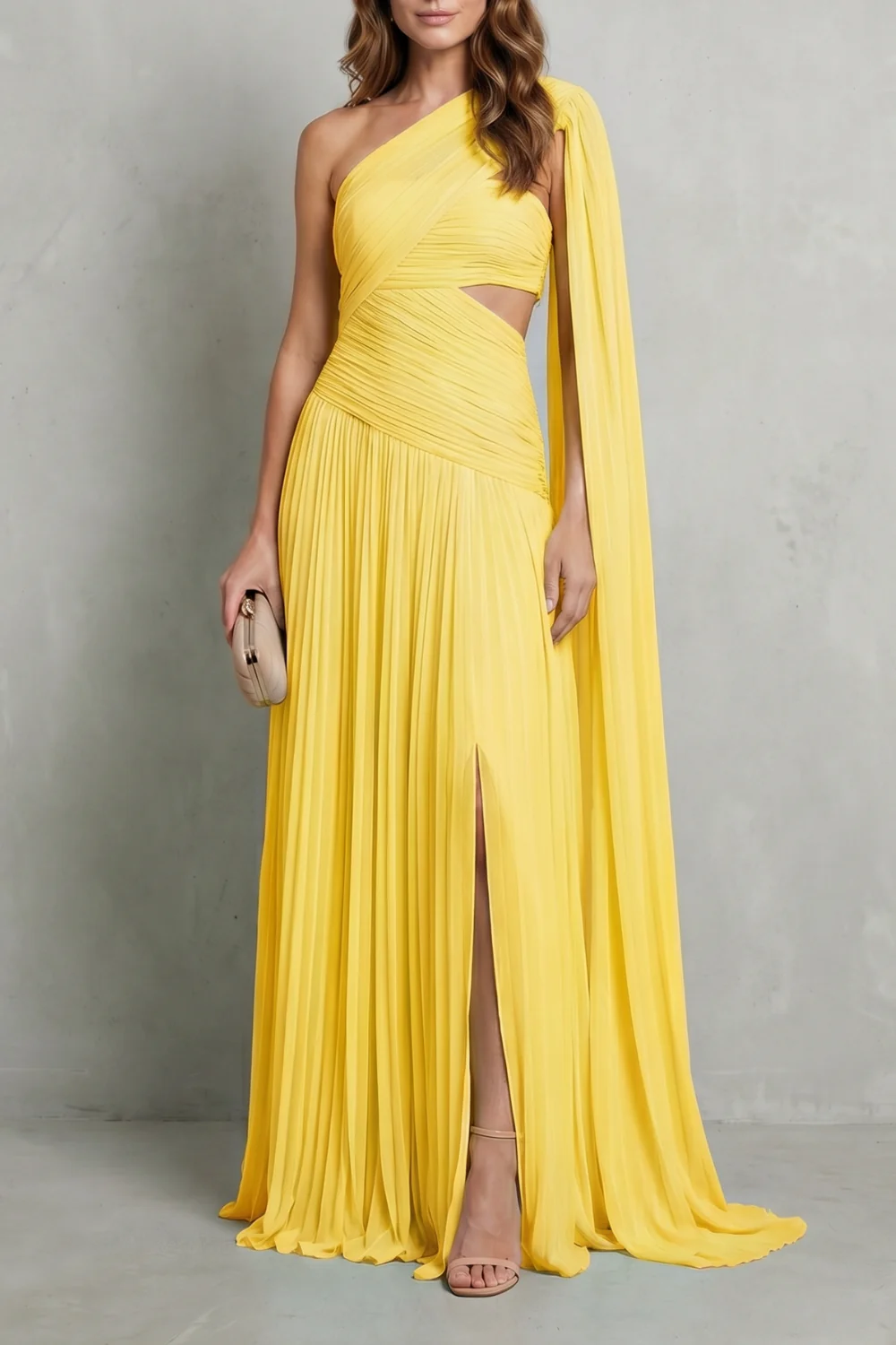 Sylvarine – Ethereal chiffon drape – Maxi dress - Image 5