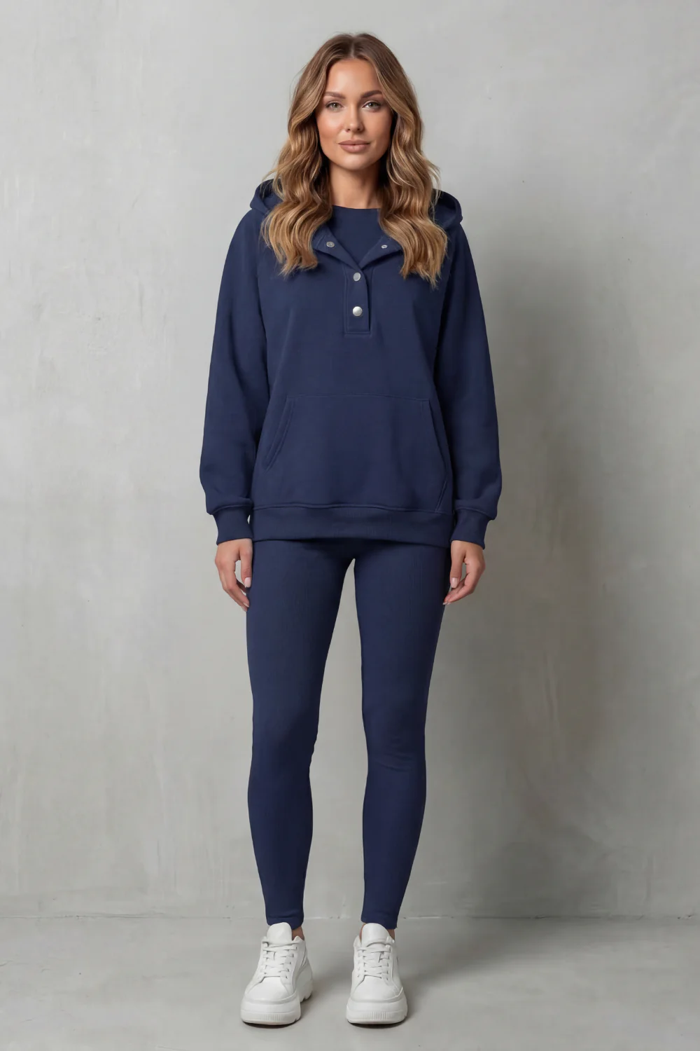 Thalina – Button detail hoodie – Cozy Relaxed Set - Image 10