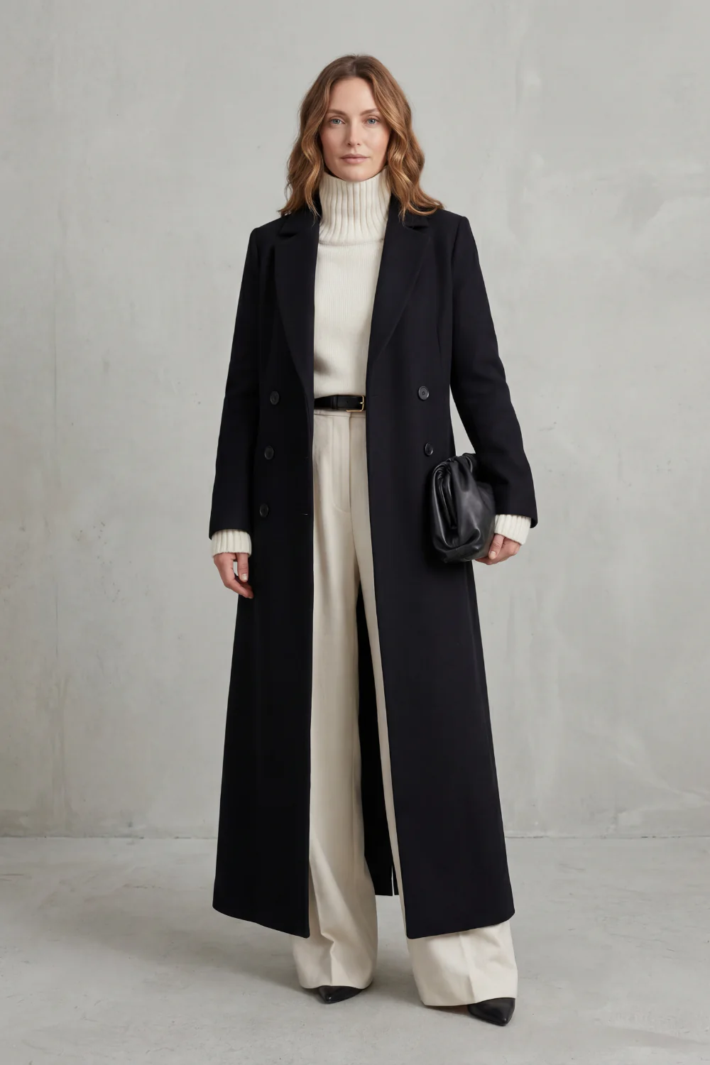 Valderine – Tailored fit – Long wool coat - Image 2