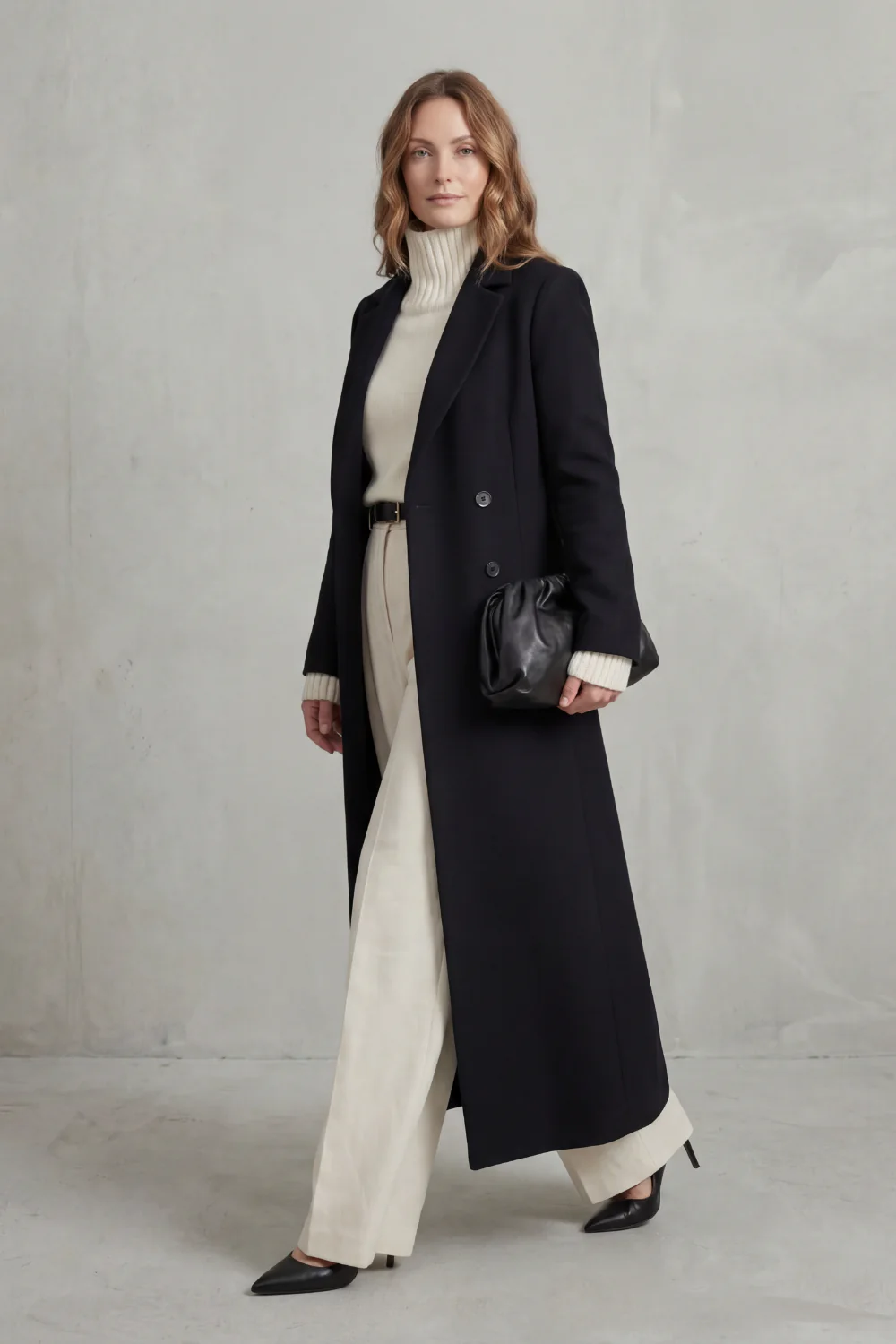 Valderine – Tailored fit – Long wool coat - Image 3