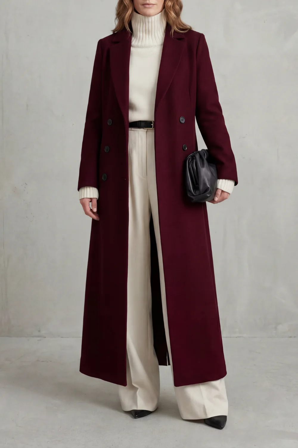 Valderine – Tailored fit – Long wool coat - Image 7