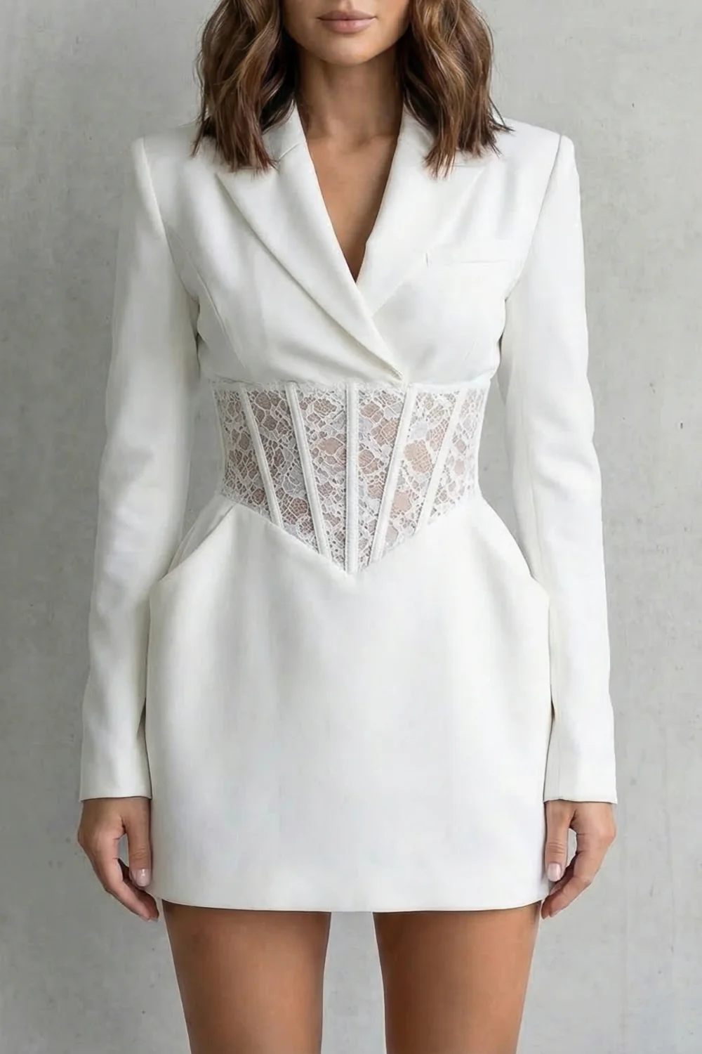 Valerisse – Lace corset silhouette – Blazer dress - Image 5
