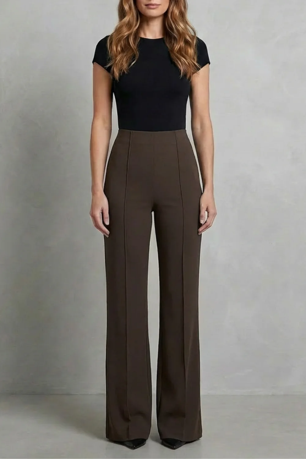 Velizza – Streamlined silhouette – High-waist wide-leg trousers - Image 7
