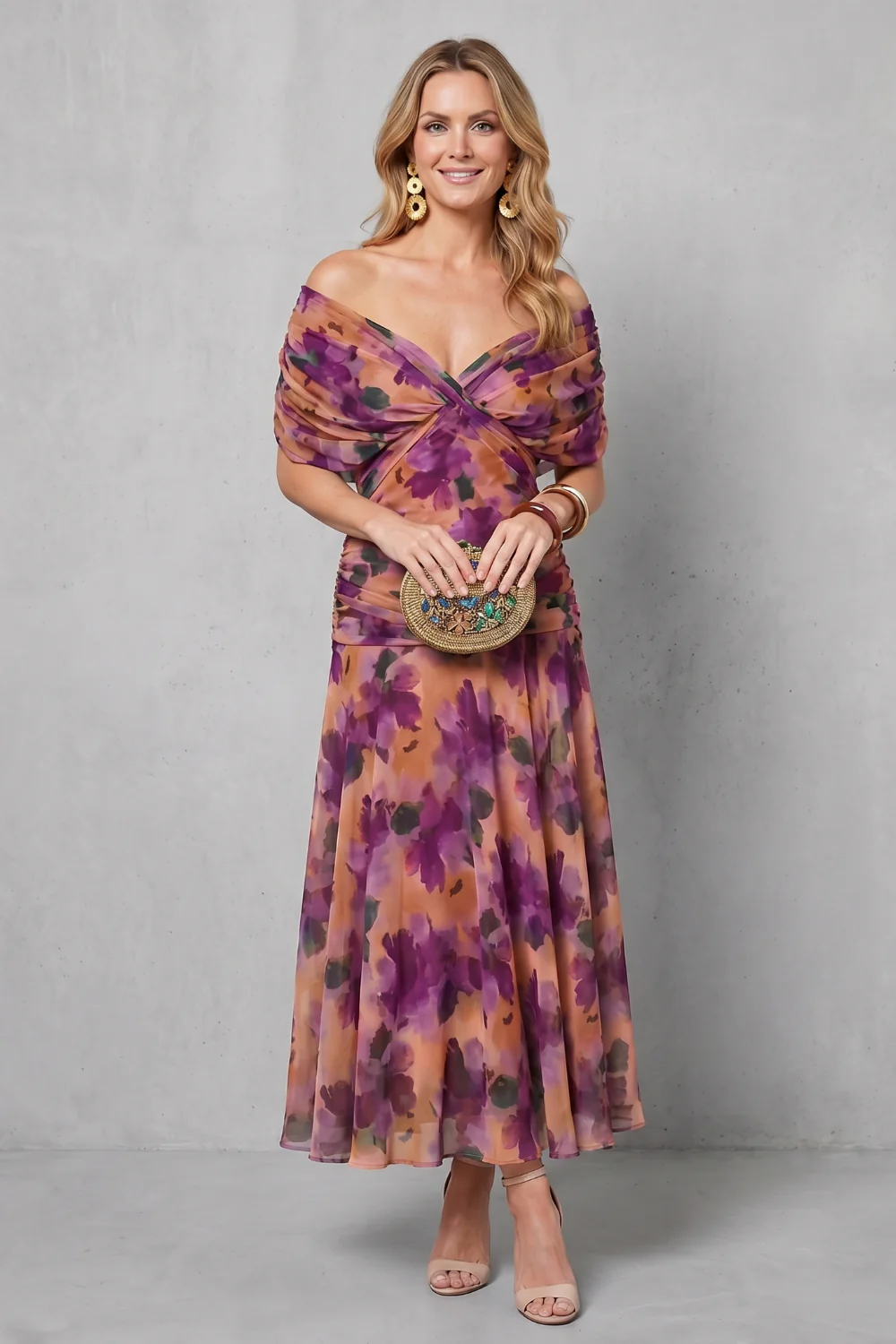 Verdelisse – Draped floral flow – Maxi dress - Image 10