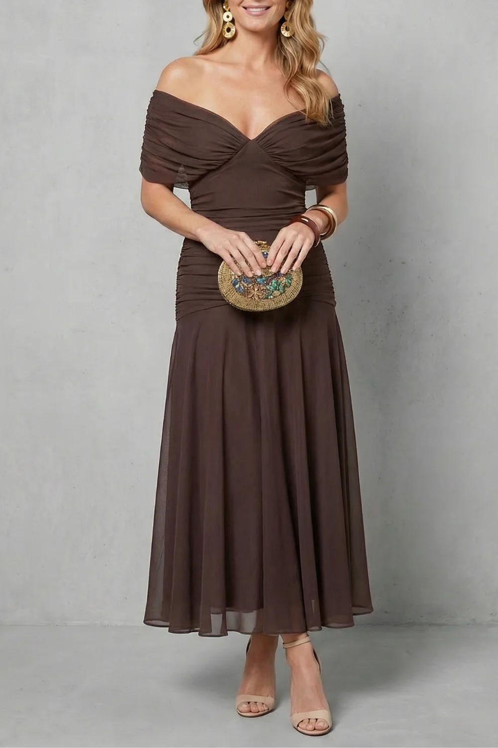 Verdelisse – Draped floral flow – Maxi dress - Image 11