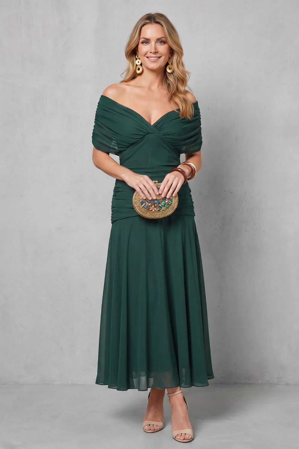 Verdelisse – Draped floral flow – Maxi dress - Image 6