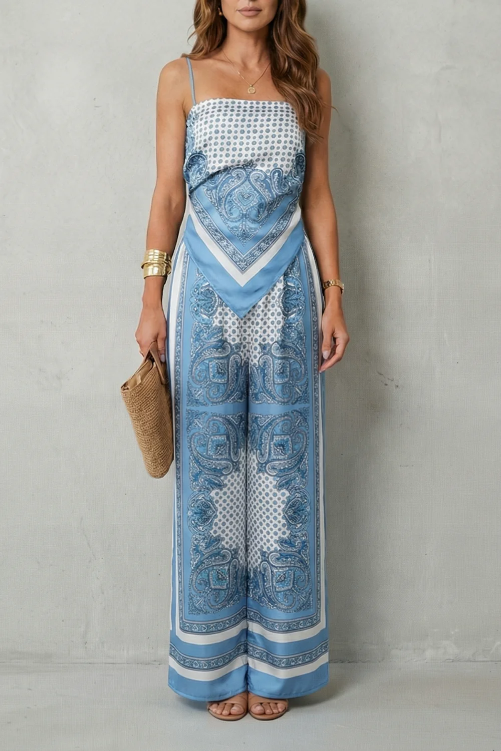 Zafloria – Ornate printed flow – Two piece set - Image 11
