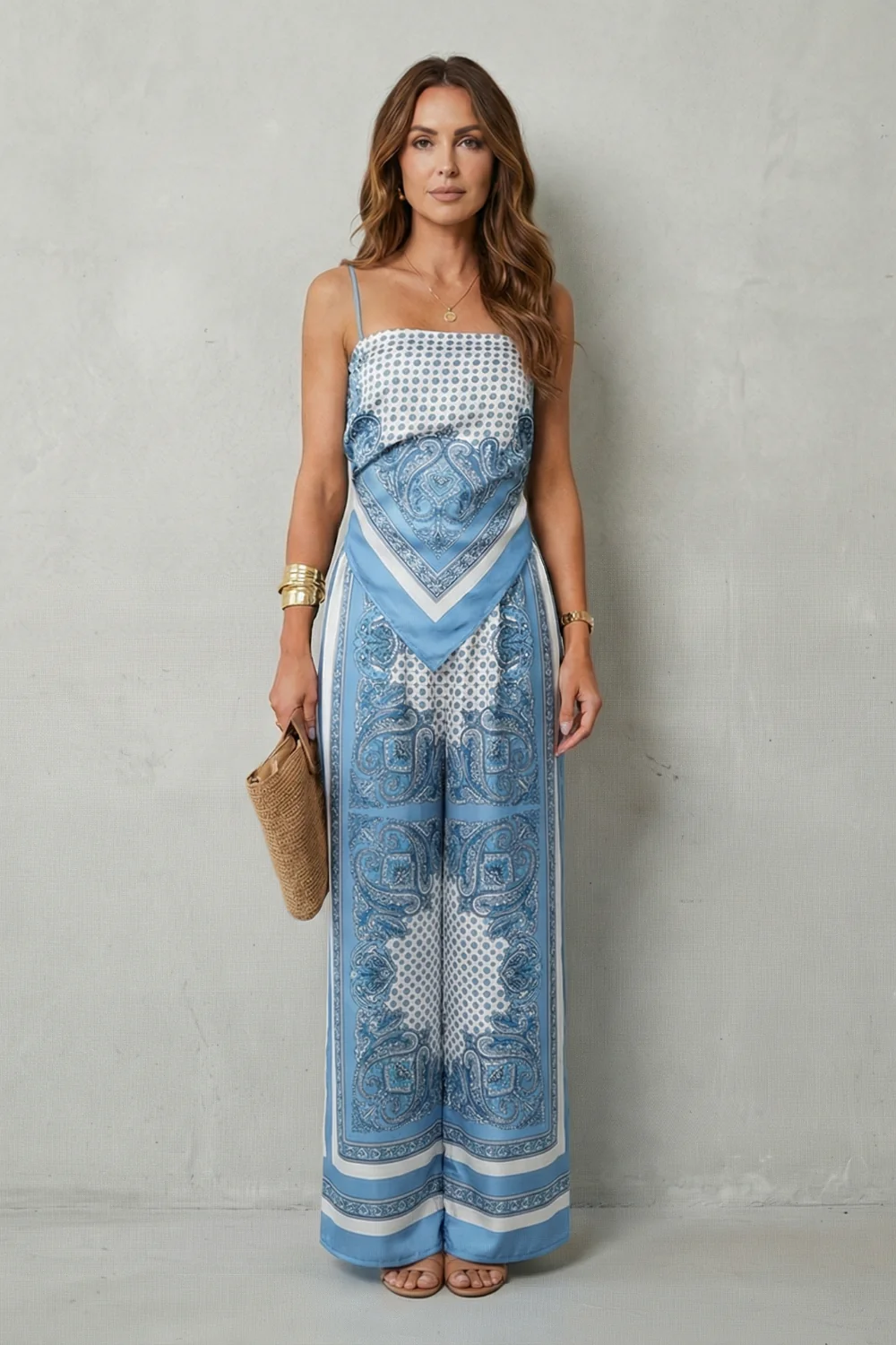 Zafloria – Ornate printed flow – Two piece set - Image 12