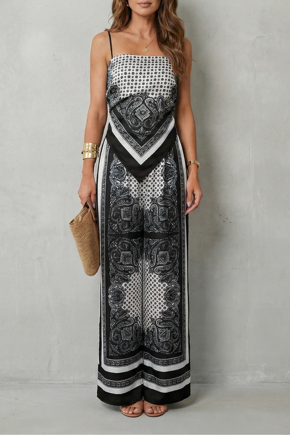 Zafloria – Ornate printed flow – Two piece set - Image 8