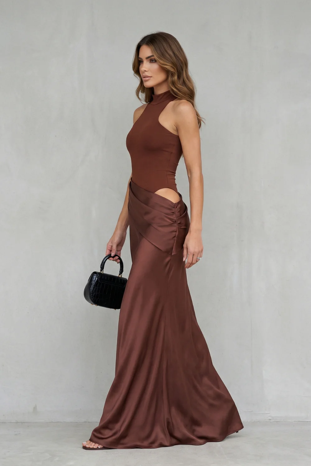 Zara – Sculpted allure – Women’s Cut-Out Maxi Dress - Image 3